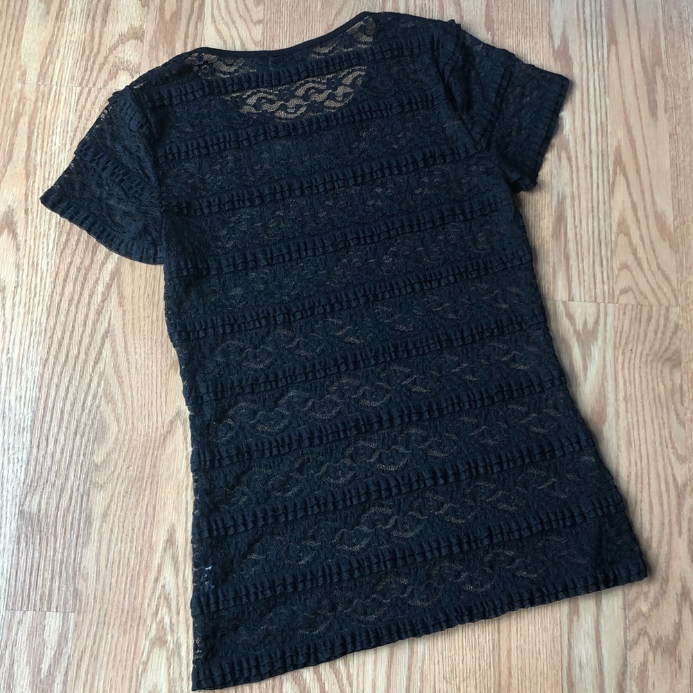 APT 9 🔥Sheer Lace Top 🔥 - Picture 3 of 4